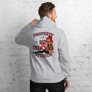 Property of Red Delicious Studios Hoodie from Model Tee'z